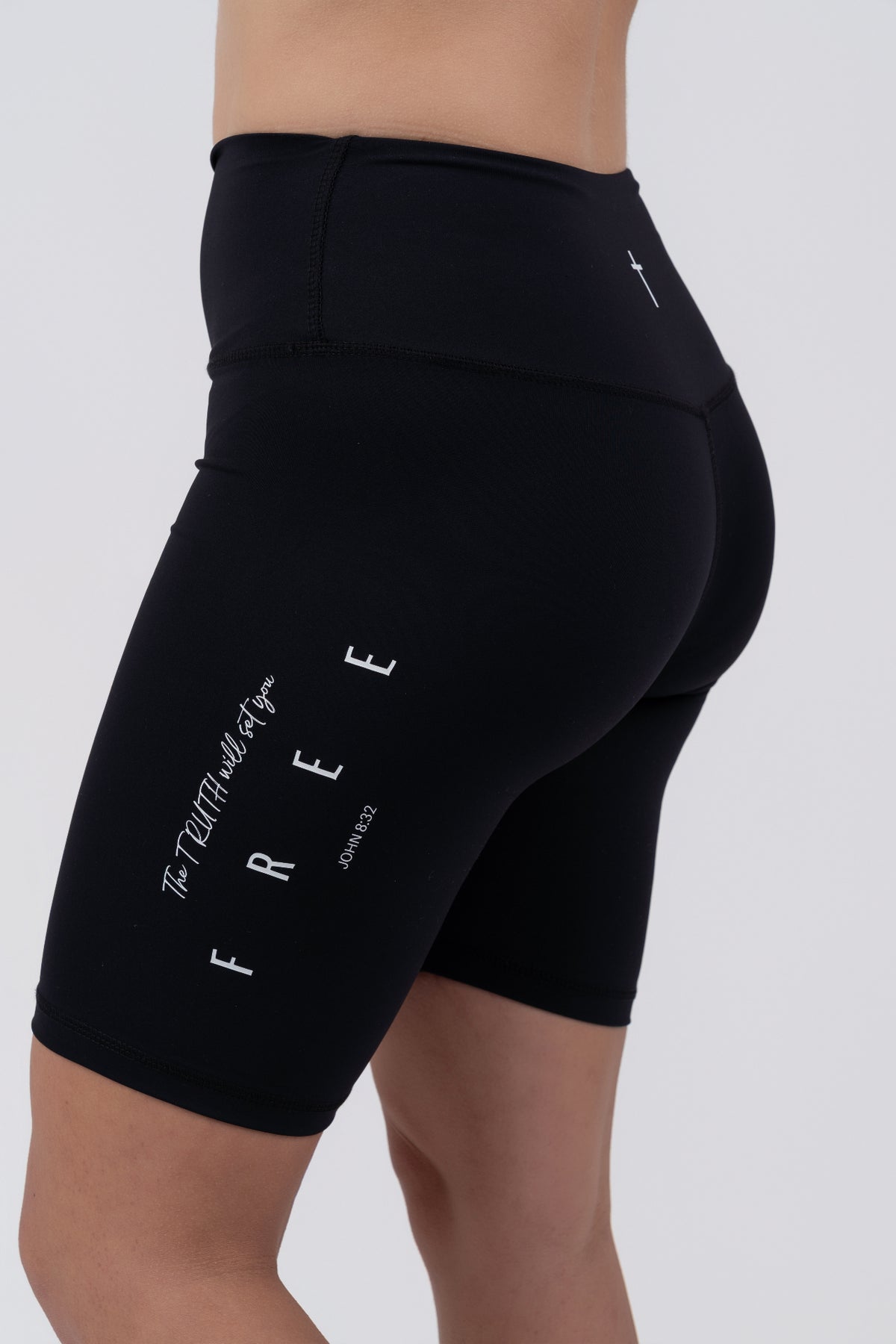FREE 8" Bike Shorts - side print detail