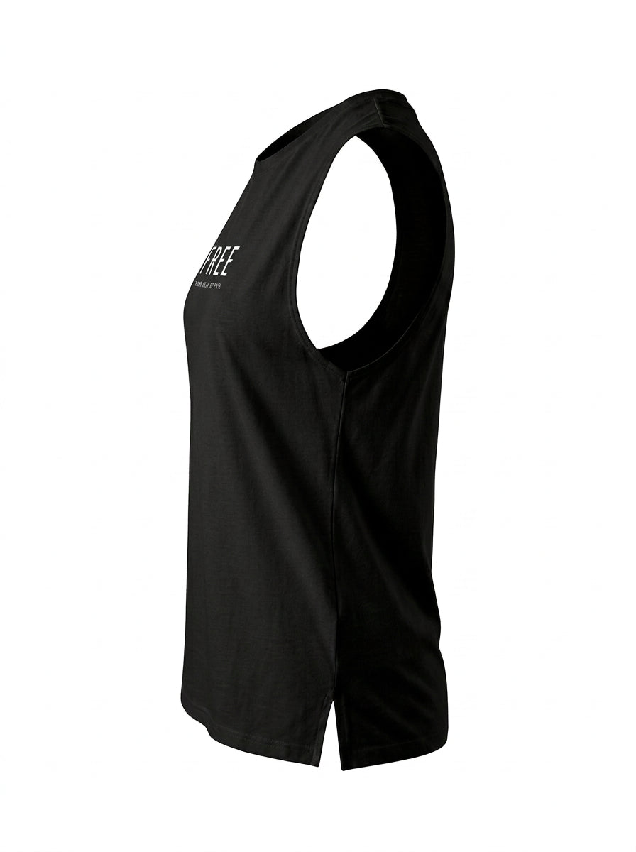 FREE Muscle Tee Black - side