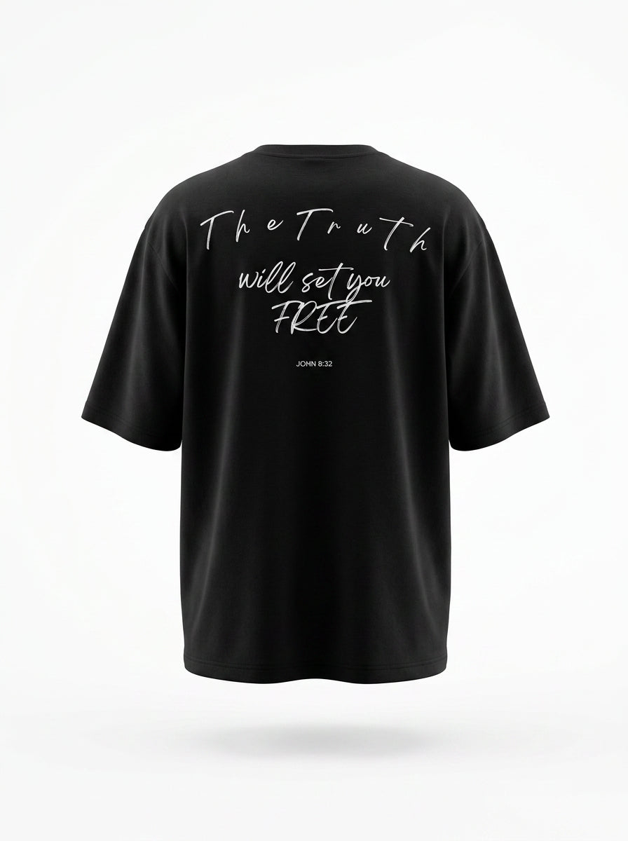 FREE Oversized Tee Black - back
